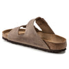ARIZONA MENS SOFT FOOTBED OILED LEATHER SANDAL TOBACCO BROWN