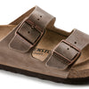 ARIZONA MENS SOFT FOOTBED OILED LEATHER SANDAL TOBACCO BROWN