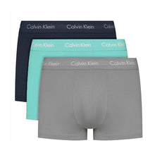  3 PACK STRETCH COTTON TRUNK - COOLWATER/GREY SAND/EVENING BLUE (N56)
