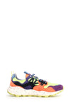 YAMANO 3 SUEDE / NYLON SNEAKER - ORCA / VIOLET / LIGHT GREEN (NEON) IE70