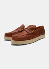 RUDY EVA SOLE PENNY LOAFER CHESTNUT