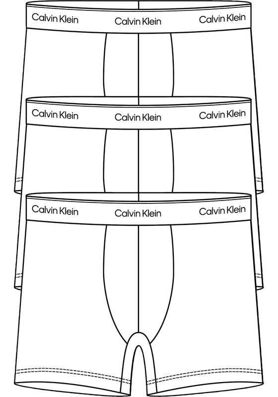3 PACK MODERN COTTON BOXER BRIEF 3964 - TRIPLE WHITE (100)