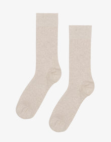  CLASSIC ORGANIC SOCK - IVORY WHITE