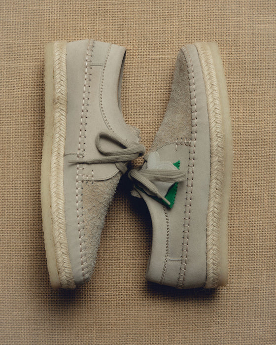 POMPEII x CLARKS ORIGINALS WEAVER SHOE ICE SUEDE
