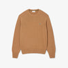 WOOL CREW NECK KNIT TAN (TUY)