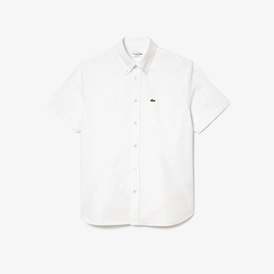 CH1917 REG SS OXFORD SHIRT WHITE (001)