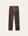 KODY CORDUROY PANTS TEAK AOP