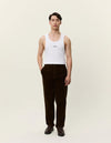 KODY CORDUROY PANTS SLATE BROWN