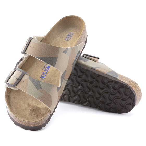 ARIZONA MENS SOFT FOOTBED SANDAL DESERT SOIL GEO CAMO