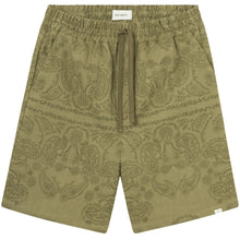  LESLEY PAISLEY SHORTS SURPLUS GREEN