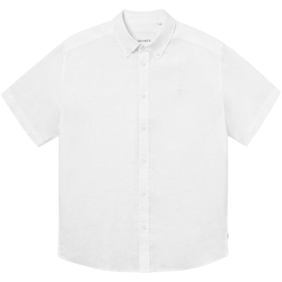 KRIS LINEN SS SHIRT WHITE