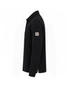 TECH JERSEY L/S POLO BLACK