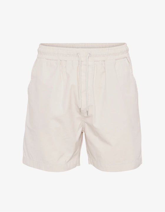 ORGANIC TWILL SHORTS IVORY WHITE