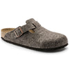 BOSTON MENS WOOL FELT MULE CACAO BROWN