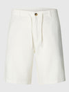 BRODY LINEN SHORTS CLOUD DANCER