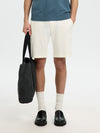 BRODY LINEN SHORTS CLOUD DANCER