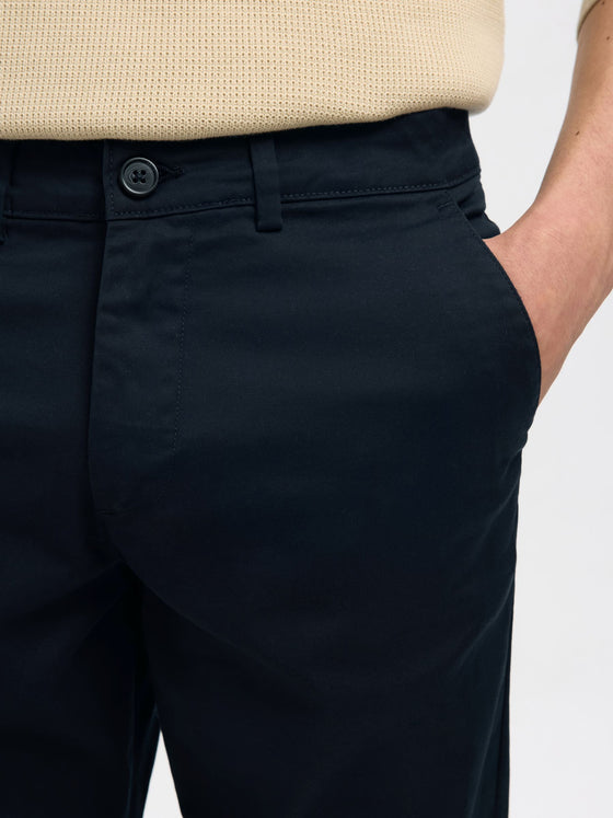NEW MILES SLIM 175 STRETCH CHINO NAVY