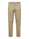 NEW MILES SLIM TAPERED 172 STRETCH CHINO GREIGE