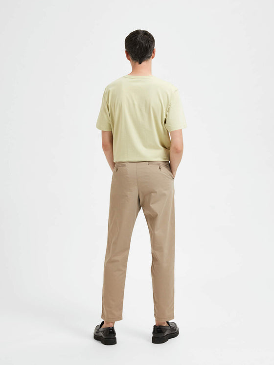 NEW MILES SLIM TAPERED 172 STRETCH CHINO GREIGE