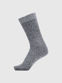  TERRY TWIST SOCKS SALT & PEPPER WHITE
