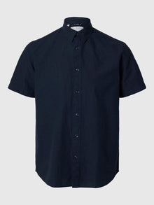  REG SUN LINEN SS SHIRT NAVY 9053