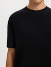 SPENCER RIB T-SHIRT BLACK