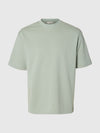 LOOSE OSCAR T-SHIRT AQUA GRAY