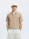 PLISSE 1/2 ZIP POLO CASHMERE