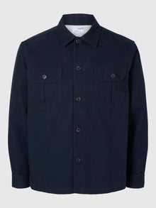  CANVAS WORKWEAR OVERSHIRT SKY CAPTAIN