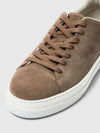 DAVID CHUNKY SUEDE TRAINER ALMONDINE