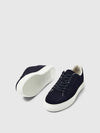 DAVID CHUNKY SUEDE TRAINER NAVY