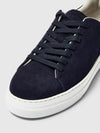 DAVID CHUNKY SUEDE TRAINER NAVY