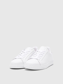  EVAN LEATHER TRAINER WHITE