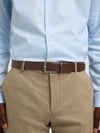 ASKEL LEATHER BELT RUSTIC BROWN