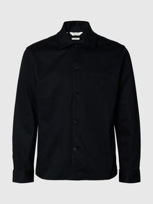  TATE TWILL OVERSHIRT BLACK
