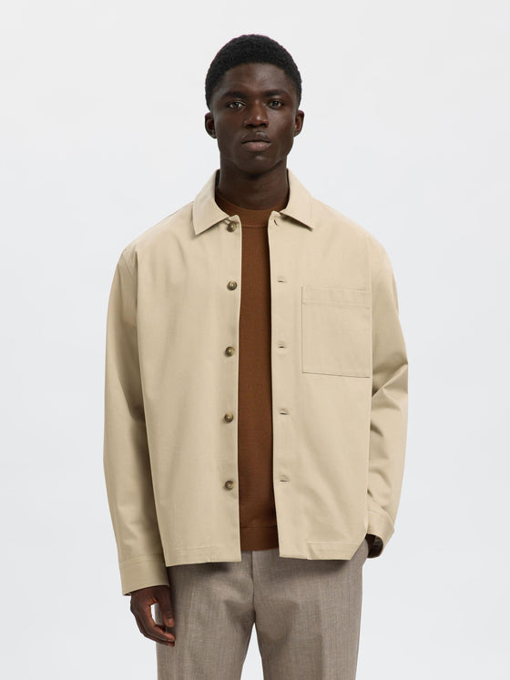 TATE TWILL OVERSHIRT CASHMERE