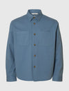 TRAVIS TWILL OVERSHIRT BLUE MIRAGE
