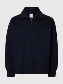  RELAX ARON 1/2 ZIP SWEATSHIRT SKY CAPTAIN
