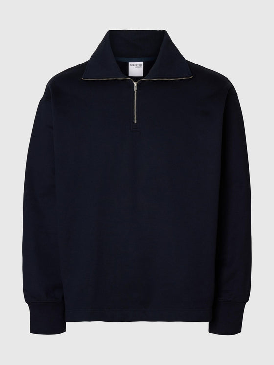 RELAX ARON 1/2 ZIP SWEATSHIRT SKY CAPTAIN