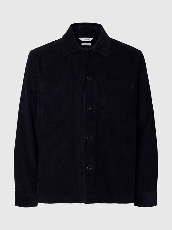 TATE CORD OVERSHIRT SKY CAPTAIN