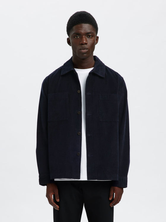 TATE CORD OVERSHIRT SKY CAPTAIN
