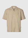 CASPER CLAY LINEN SHIRT PURE CASHMERE