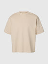 ASPEN 2 PLY T-SHIRT OATMEAL