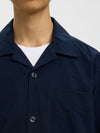 OTIS COTTON BLEND OVERSHIRT SKY CAPTAIN