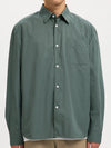 DEXTER POPLIN LS SHIRT BALSAM GREEN