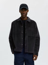 MOTTO KRIS CORD OVERSHIRT BLACK
