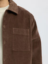MOTTO KRIS CORD OVERSHIRT CHOCOLATE CHIP