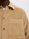 MOTTO KRIS CORD OVERSHIRT CORNSTALK