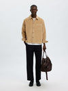 MOTTO KRIS CORD OVERSHIRT CORNSTALK