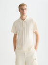 JACQUARD POLO EGGNOG